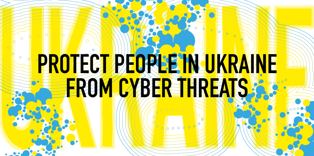 Protect people in Ukraine from cyber threats|#BuchaMassacre error message|#russianwarcrimes error message|||||