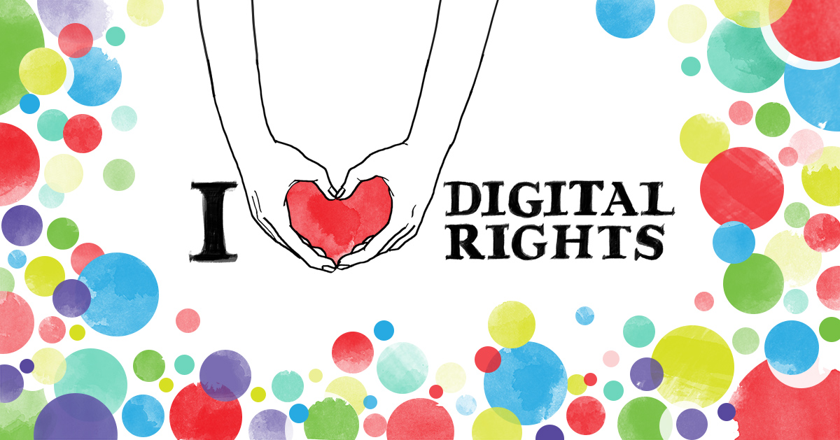 Image: I love digital rights