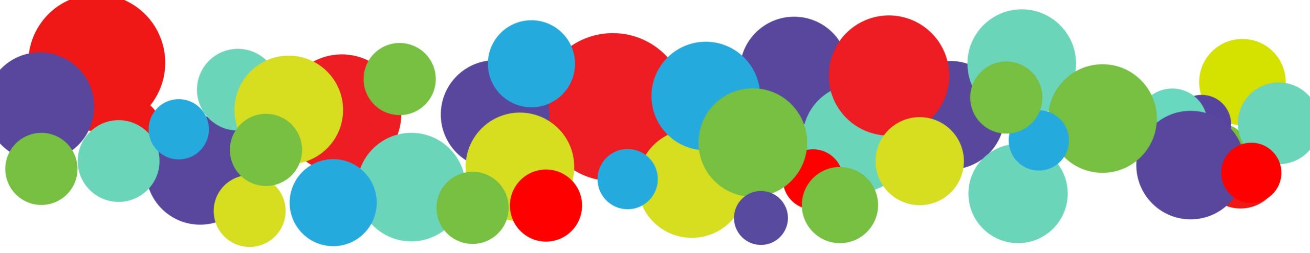 background with colored circles for grants